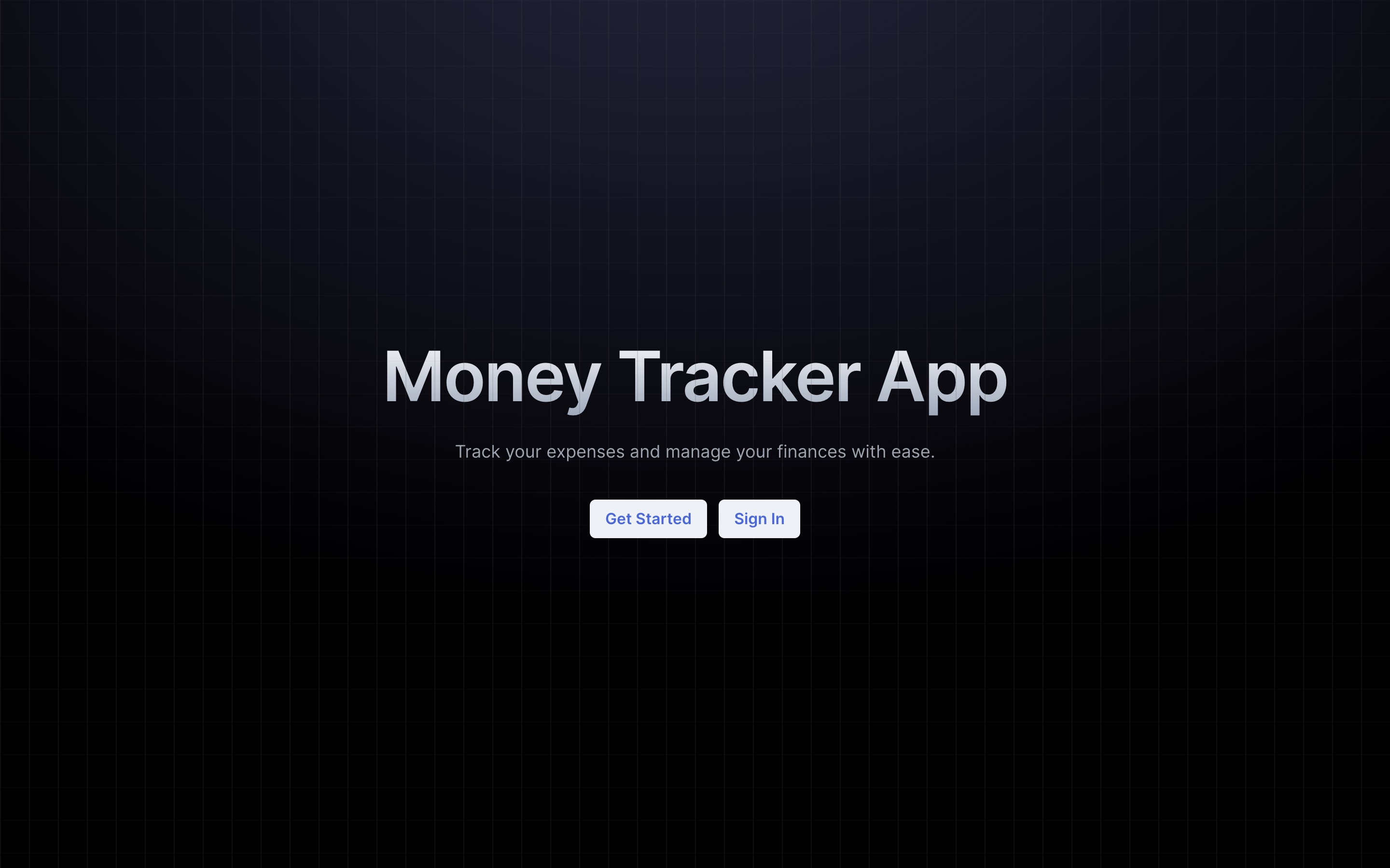 money tracker